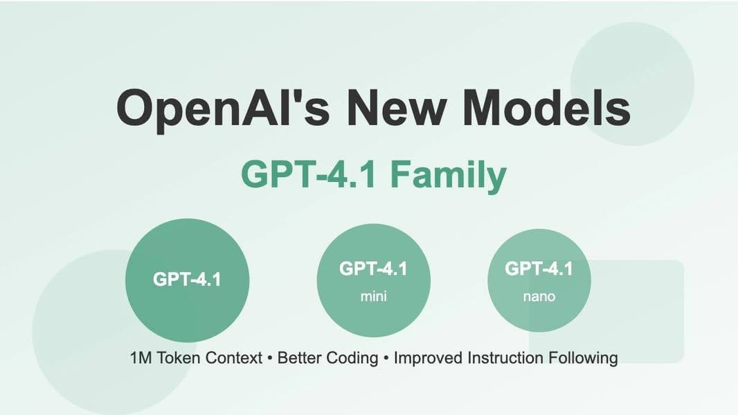 OPENAI RA MẮT MÔ HÌNH TIÊN TIẾN NHẤT: GPT-4.1 VÀ O-SERIES