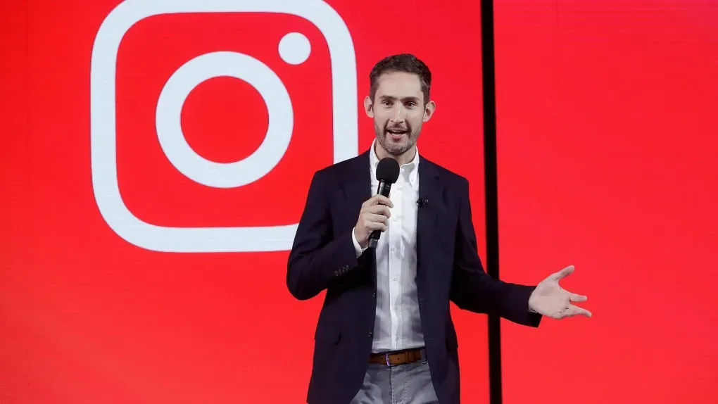 Kevin Systrom, đồng sáng lập Instagram đang diễn thuyết