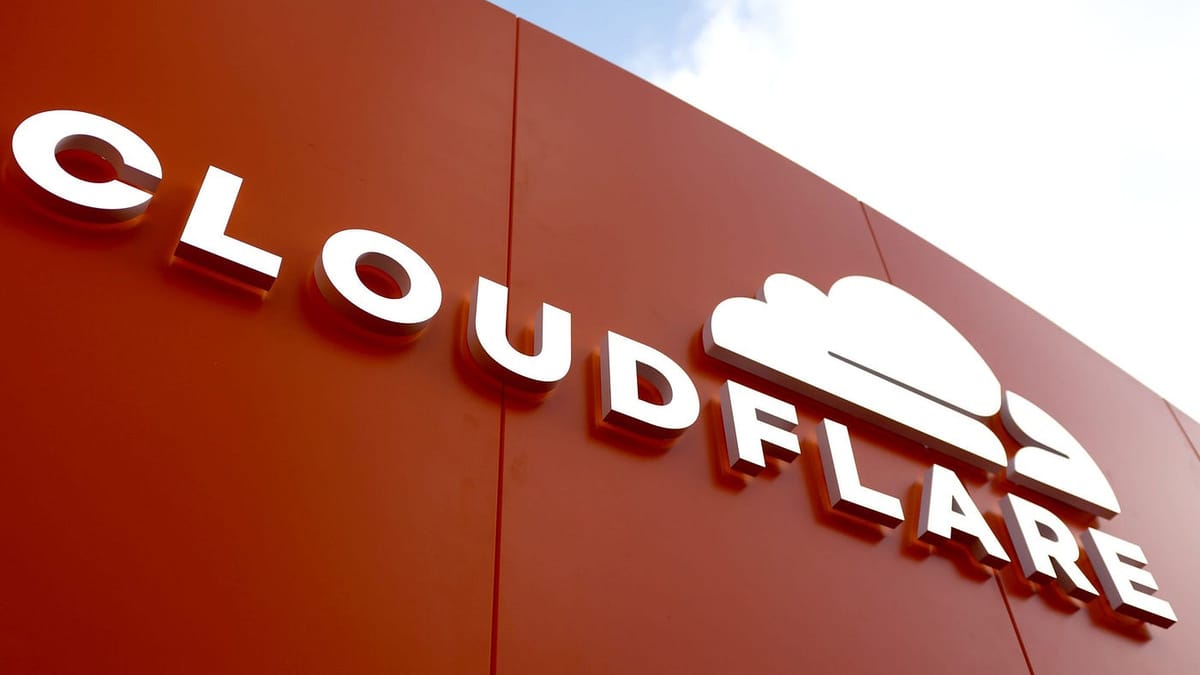 Bảng hiệu Cloudflare